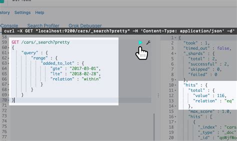 Elasticsearch Filter Query Date Range