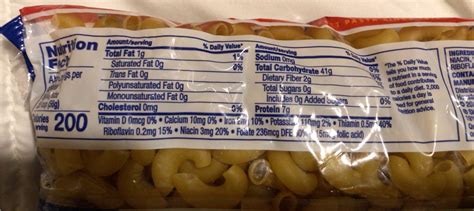 elbow macaroni calories