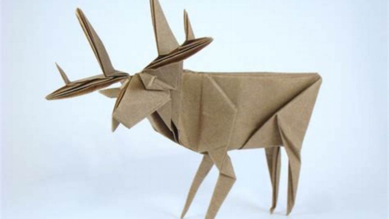 Elk Origami: A Step-by-Step Guide to Folding a Majestic Creature