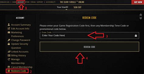 Elder Scrolls Online Free Redeem Code