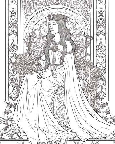 Eleanor Of Aquitaine Coloring Page