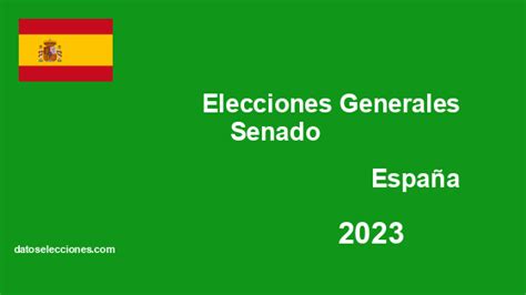 elecciones generales 2023 senado