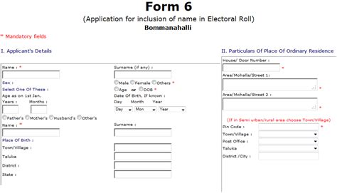 election commission of india application