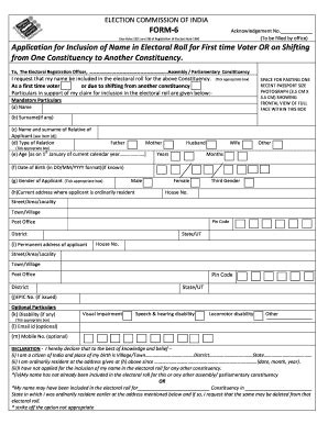 election commission of india form no. 8