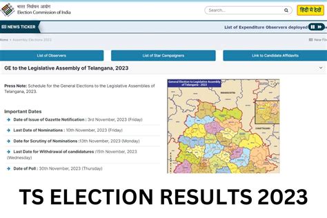 election commission of telangana results