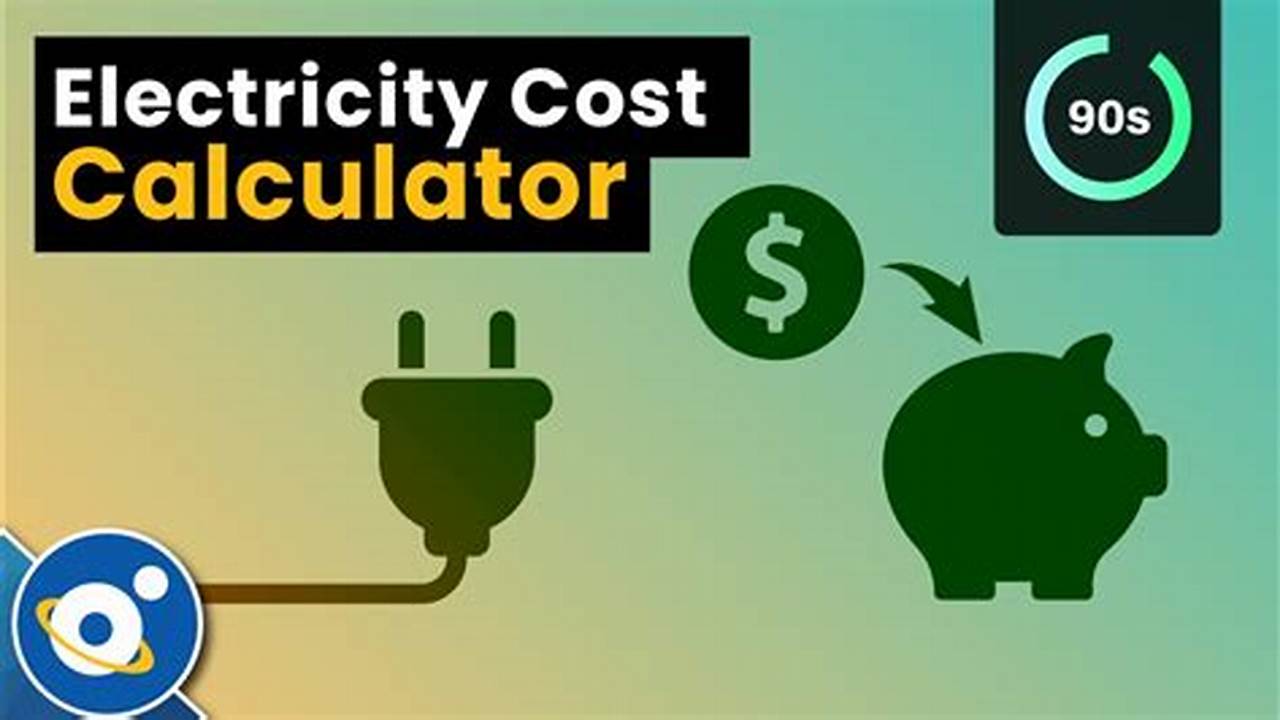 Electric Energy Cost Calculator