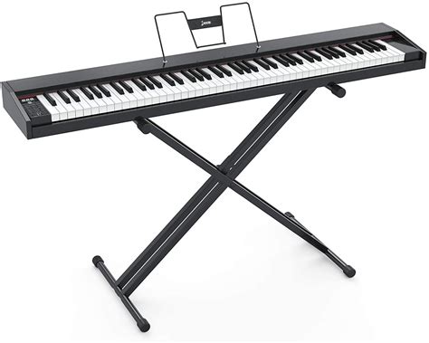 electric 88 key piano keyboard with stand