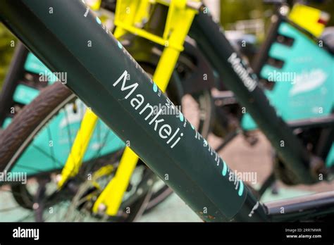 electric bikes close up