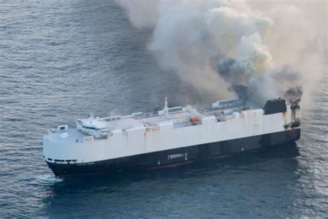 Electric Car Container Ship Fire