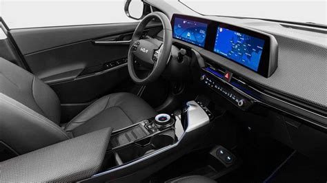 electric car kia ev6 interior