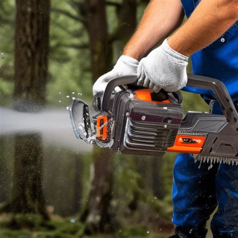 Electric Chainsaw Smoking