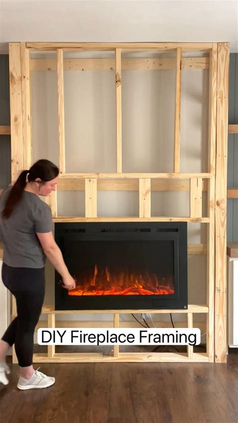 electric fireplace frame