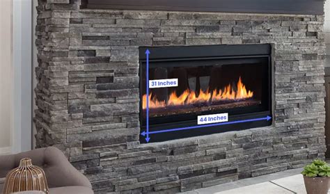 electric fireplace insert size guide