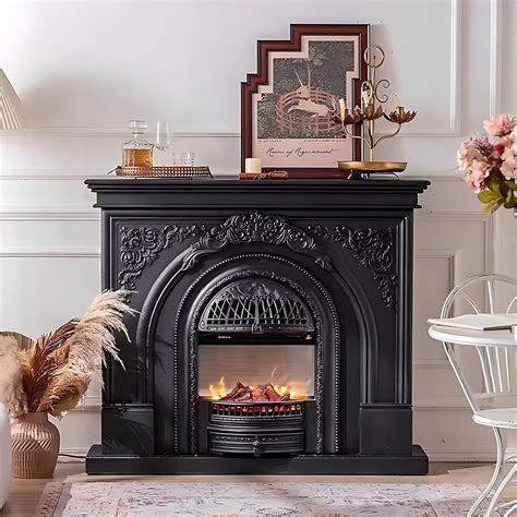 electric fireplace retro