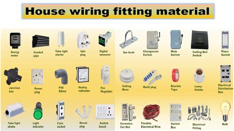 electric fitting items list