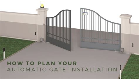 electric gate install