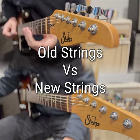 Electric Guitar Old Strings