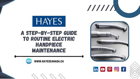 Electric Handpiece Maintenance