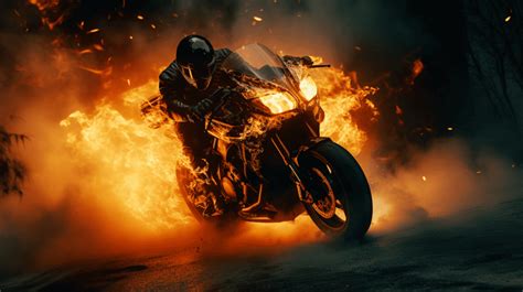 Electric Motorcycle On Fire