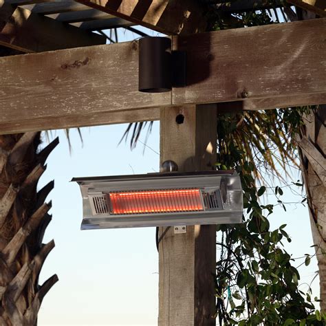 Electric Patio Heater 1500W for Outdoor Heating with Adjustable Height