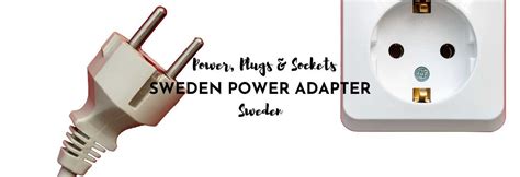 Electric Plug Adapter Sweden