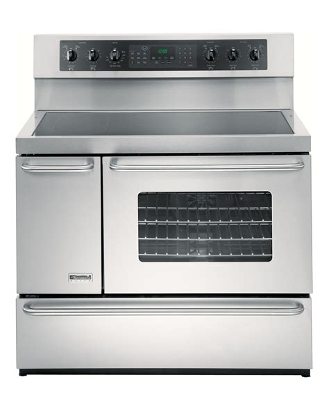 Electric Range With Double Ovens