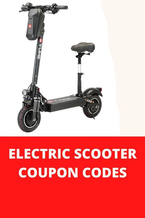 electric scooter discount code
