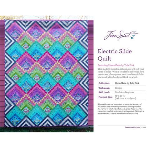 Electric Slide Quilt Pattern