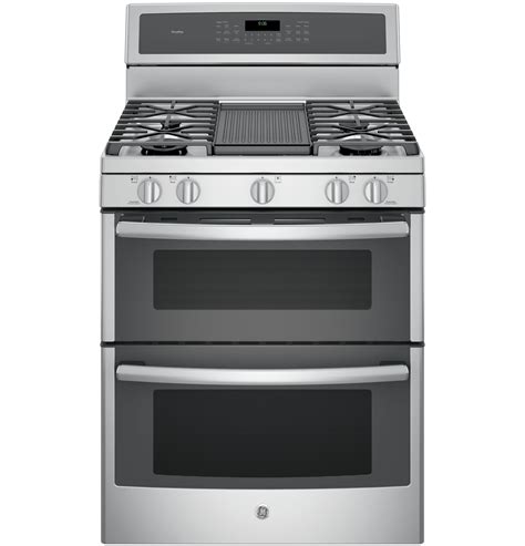 electric stove with double ovens