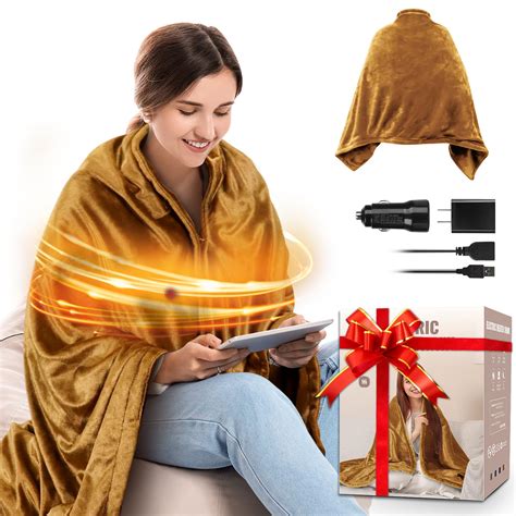 Electric Throw Blanket For Car