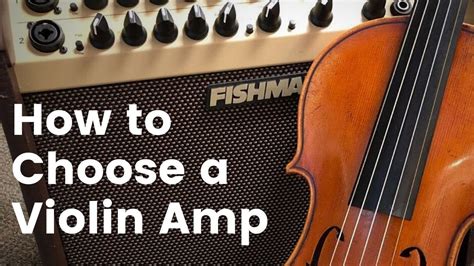 Electric Violin Amp Settings