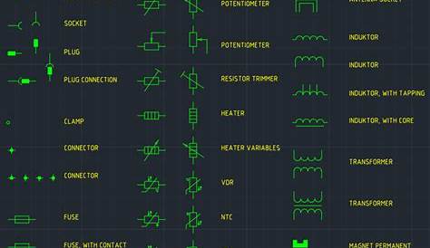 Electrical Schematic Symbol Wiring Free CAD Block And AutoCAD Drawing
