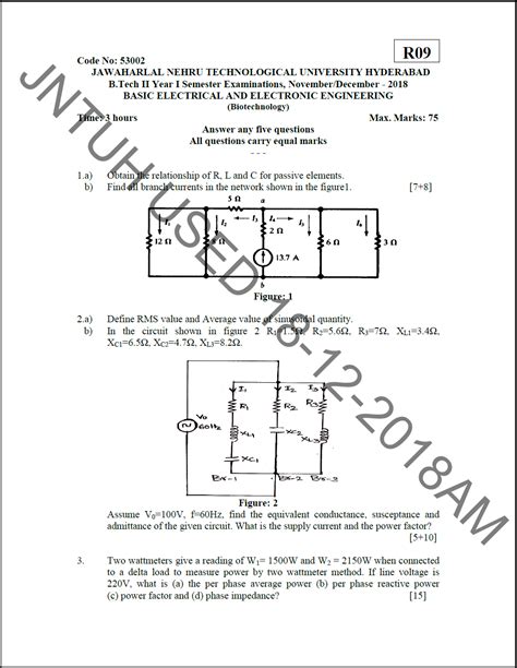 Electrical And Electronics Engineering Question Papers