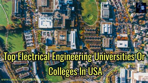 Electrical And Electronics Engineering Universities