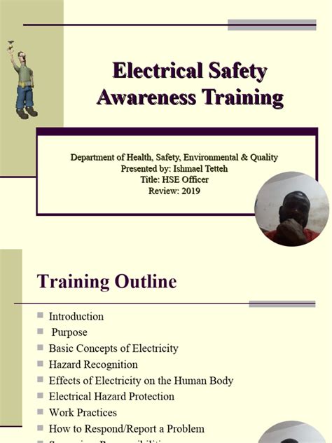 Electrical Awareness Training Ppt