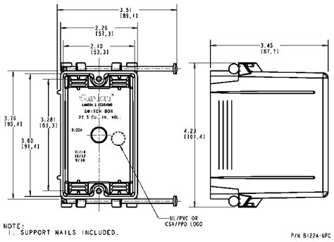 Electrical Box Specifications