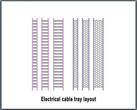Electrical Cable Tray Cad Block