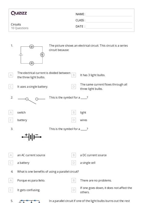 Electrical Circuit Questions