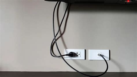 Electrical Cord To Wall