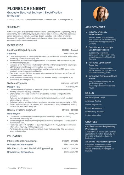 Electrical Electronics Engineering Cv
