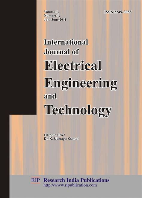 electrical engineering and technology journal