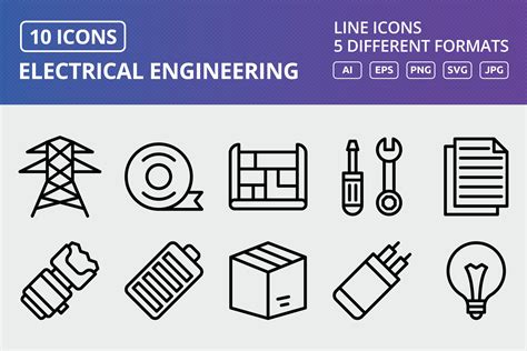 Electrical Engineering Icons