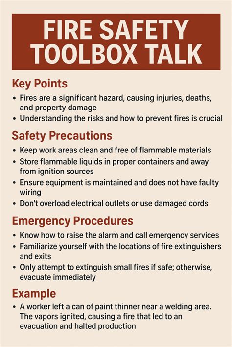 Electrical Fire Safety Toolbox Talk