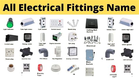 Electrical Fitting Electrical Accessories With Names