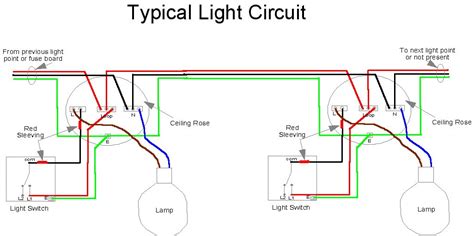 electrical lighting circuit diagram