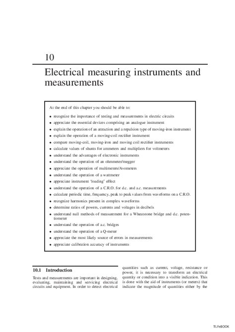 Electrical Measurements And Measuring Instruments Practical Pdf