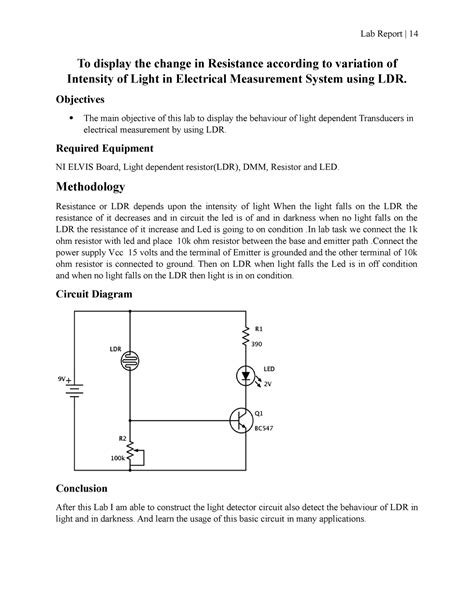 Electrical Measurements Lab Report
