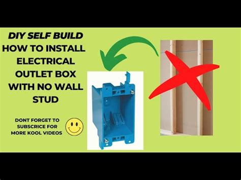 Electrical Outlet Box No Stud