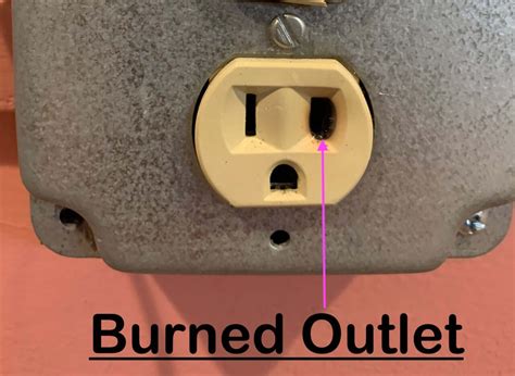 Electrical Outlet Burned