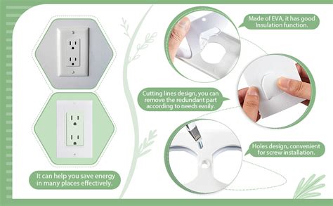 Electrical Outlet Insulation Gaskets